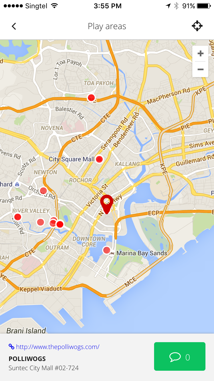 Screenshot of Nearby Lah for Parents
